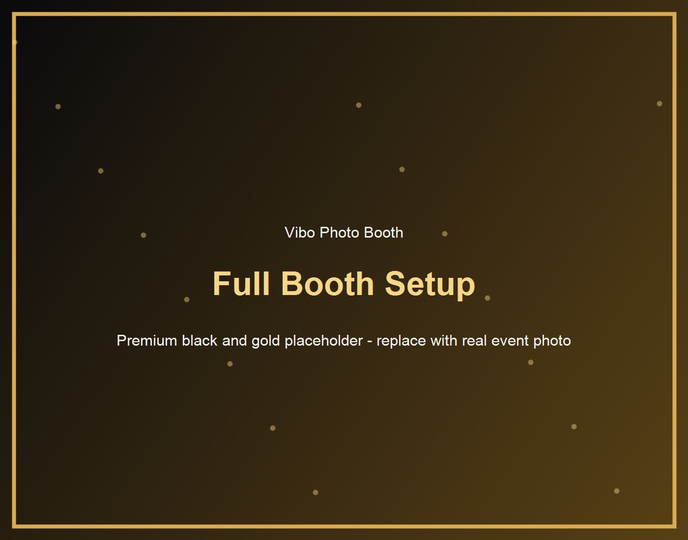 Vibo Photo Booth full setup